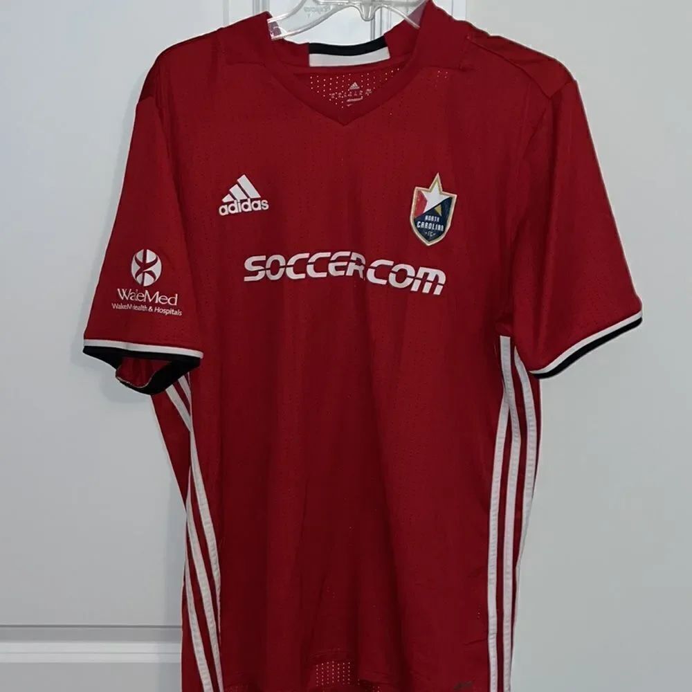 Women’s Adidas team issue #72 FC North Carolina soccer jersey XL Wake Med